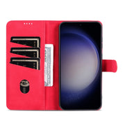 For Samsung Galaxy S24 5G AZNS Skin Feel Calf Texture Flip Leather Phone Case(Red)