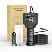 128AV 8mm Lenses Industrial Pipeline Endoscope with 2.4 inch Screen, Spec:10m Tube