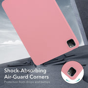 For iPad Air 13 2024 Oil Spray Skin-friendly TPU Tablet Case(Pink)