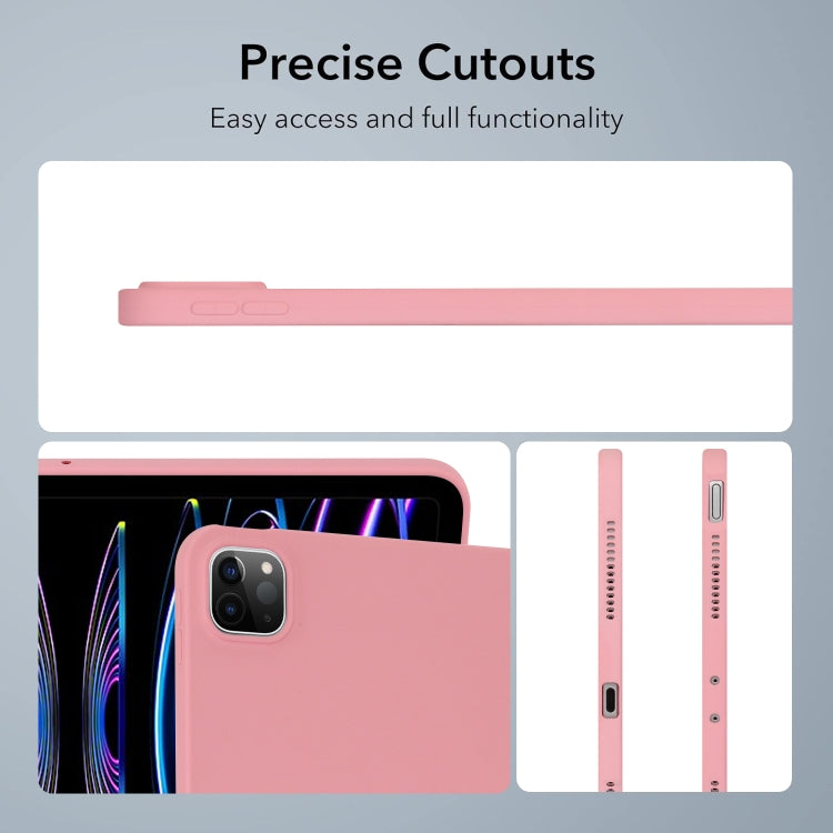 For iPad Air 13 2024 Oil Spray Skin-friendly TPU Tablet Case(Pink)