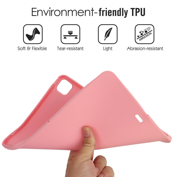 For iPad Air 13 2024 Oil Spray Skin-friendly TPU Tablet Case(Pink)