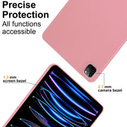 For iPad Air 13 2024 Oil Spray Skin-friendly TPU Tablet Case(Pink)