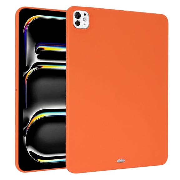 For iPad Pro 11 2024 Oil Spray Skin-friendly TPU Tablet Case(Orange)