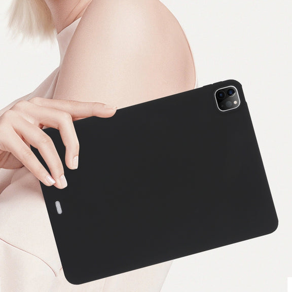 For iPad Pro 11 2024 Oil Spray Skin-friendly TPU Tablet Case(Black)