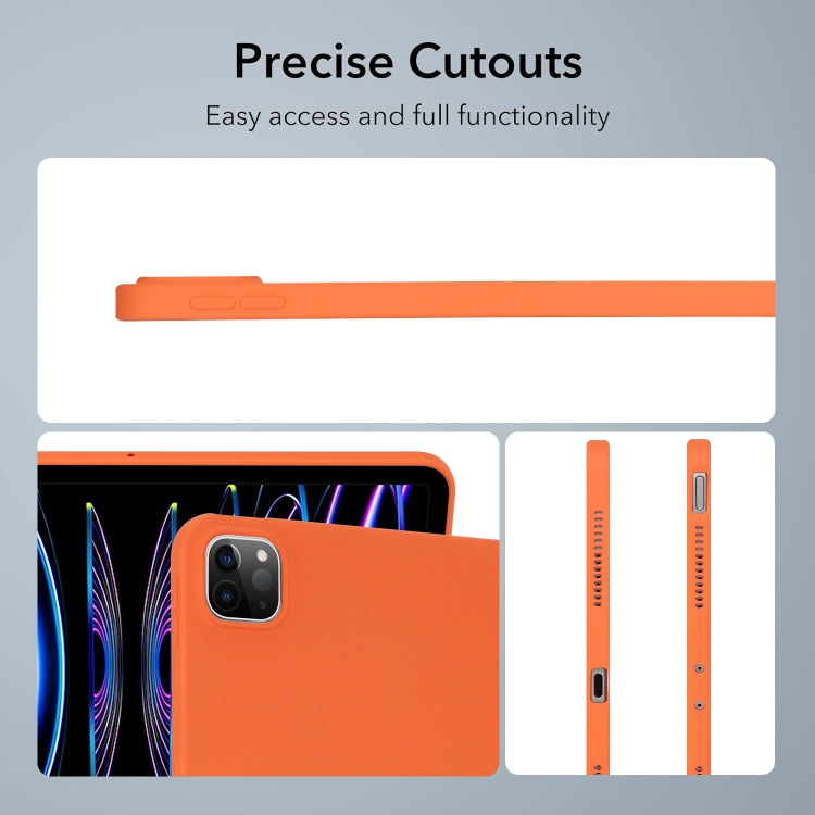 For iPad Pro 13 2024 Oil Spray Skin-friendly TPU Tablet Case(Orange)