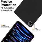 For iPad Pro 13 2024 Oil Spray Skin-friendly TPU Tablet Case(Black)