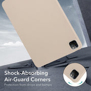 For iPad Pro 13 2024 Oil Spray Skin-friendly TPU Tablet Case(Milk White)