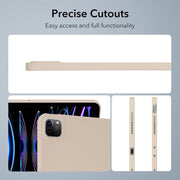 For iPad Pro 13 2024 Oil Spray Skin-friendly TPU Tablet Case(Milk White)