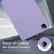For iPad Pro 13 2024 Oil Spray Skin-friendly TPU Tablet Case(Purple)