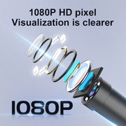 P005 8mm Single Lenses Industrial Pipeline Endoscope with 4.3 inch HD Screen, Spec:10m Tube