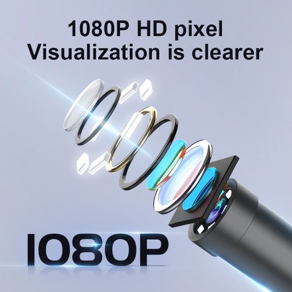 P005 8mm Single Lenses Industrial Pipeline Endoscope with 4.3 inch HD Screen, Spec:10m Tube