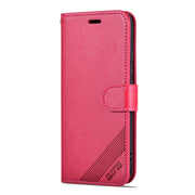 For Xiaomi 14 AZNS Sheepskin Texture Flip Leather Phone Case(Red)