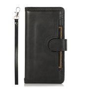 For Samsung Galaxy S24 5G Wristband Card Slot Leather Phone Case(Black)