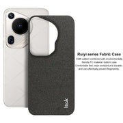 For Huawei Pura 70 Ultra imak Ruiyi Series Cloth Texture PU + PC Phone Case(Light Grey)