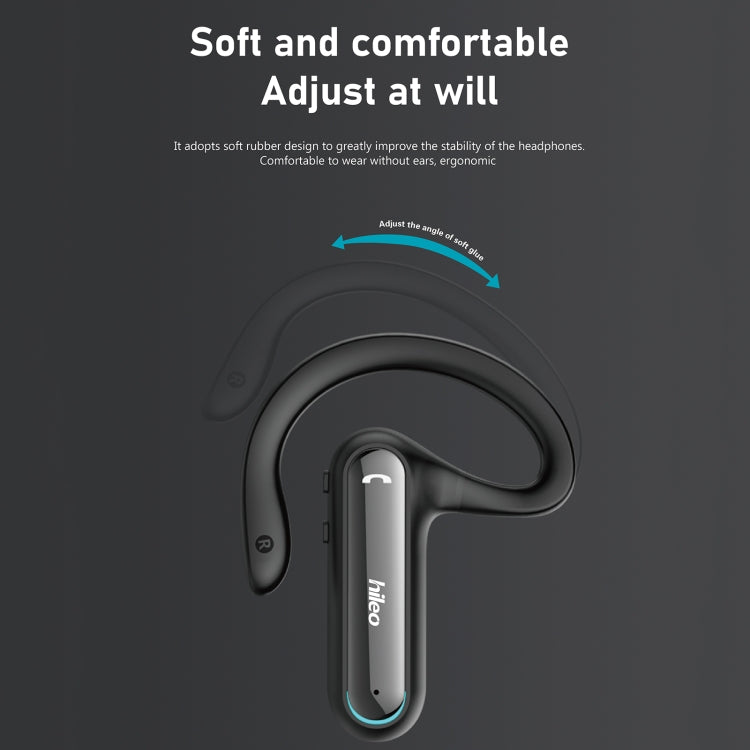 Hileo Hi90 TWS Wireless Bluetooth IPX4 Water-resistant Earphone(Black)
