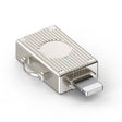 USB to 8 Pin Multifunction Travel Case Shape Apapter(Light Gold) - Converter & Adapter by PMC TechLife | Online Shopping South Africa | PMC TechLife | Buy Now Pay Later Mobicred