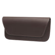 3064 Napa Texture Leather Car Glasses Storage Bag(Brown) - Sunglasses & Glasses Clips by PMC TechLife | Online Shopping South Africa | PMC TechLife | Buy Now Pay Later Mobicred