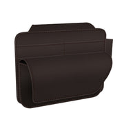 3073 Napa Texture Leather Car Removable Glasses Storage Bag(Brown)