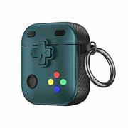 For AirPods 2 / 1 Game Console Shape Wireless Earphones Protective Case(Green)