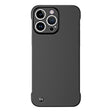 For iPhone 15 Pro Max Frameless Metallic Paint Hybrid PC Phone Case(Matte Black) - iPhone 15 Pro Max Cases by PMC TechLife | Online Shopping South Africa | PMC TechLife | Buy Now Pay Later Mobicred