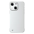 For iPhone 15 Plus Frameless Metallic Paint Hybrid PC Phone Case(Space Silver) - iPhone 15 Plus Cases by PMC TechLife | Online Shopping South Africa | PMC TechLife | Buy Now Pay Later Mobicred