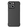 For iPhone 15 Plus Frameless Metallic Paint Hybrid PC Phone Case(Matte Black) - iPhone 15 Plus Cases by PMC TechLife | Online Shopping South Africa | PMC TechLife | Buy Now Pay Later Mobicred