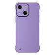 For iPhone 14 Frameless Metallic Paint Hybrid PC Phone Case(Deep Purple) - iPhone 14 Cases by PMC TechLife | Online Shopping South Africa | PMC TechLife | Buy Now Pay Later Mobicred