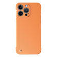 For iPhone 13 Pro Max Frameless Metallic Paint Hybrid PC Phone Case(Orange) - free shipping - PMC TechLife - Order now!
