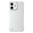 For iPhone 12 mini Frameless Metallic Paint Hybrid PC Phone Case(Space Silver) - iPhone 12 mini Cases by PMC TechLife | Online Shopping South Africa | PMC TechLife | Buy Now Pay Later Mobicred
