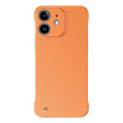 For iPhone 12 Frameless Metallic Paint Hybrid PC Phone Case(Orange) - iPhone 12 / 12 Pro Cases by PMC TechLife | Online Shopping South Africa | PMC TechLife | Buy Now Pay Later Mobicred