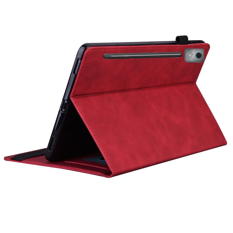For Lenovo Xiaoxin Pad Pro 12.7 Splicing Shockproof Leather Tablet Case(Red)
