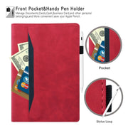 For Lenovo Xiaoxin Pad Pro 12.7 Splicing Shockproof Leather Tablet Case(Red)