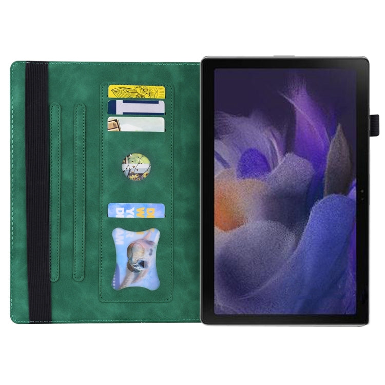 For Lenovo Xiaoxin Pad Pro 12.7 Splicing Shockproof Leather Tablet Case(Green)