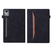 For Lenovo Xiaoxin Pad Pro 12.7 Splicing Shockproof Leather Tablet Case(Black)