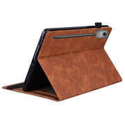 For Lenovo Xiaoxin Pad Pro 12.7 Splicing Shockproof Leather Tablet Case(Brown)