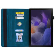 For Lenovo Xiaoxin Pad Pro 12.7 Splicing Shockproof Leather Tablet Case(Blue)