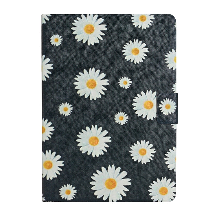 For Samsung Galaxy Tab A9+ Flower Pattern Horizontal Flip PU Tablet Case with Sleep / Wake-up Function(Small Daisies)