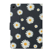 For Samsung Galaxy Tab A9+ Flower Pattern Horizontal Flip PU Tablet Case with Sleep / Wake-up Function(Small Daisies)