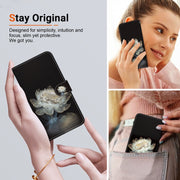 For Google Pixel 9 Pro Crystal Texture Colored Drawing Leather Phone Case(Crystal Peony)