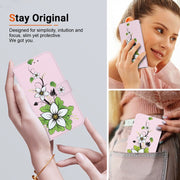 For Google Pixel 9 Crystal Texture Colored Drawing Leather Phone Case(Lily)
