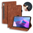 For Lenovo Tab P12 12.7 Calf Texture Embossed Leather Tablet Case(Brown) - Lenovo by PMC TechLife | Online Shopping South Africa | PMC TechLife | Buy Now Pay Later Mobicred