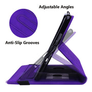For Lenovo Tab P12 12.7 Calf Texture Embossed Leather Tablet Case(Purple)