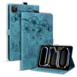 For iPad Pro 11 2024 Cartoon Sakura Cat Embossed Smart Leather Tablet Case(Green) - iPad Pro 11 2024 Cases by PMC TechLife | Online Shopping South Africa | PMC TechLife | Buy Now Pay Later Mobicred