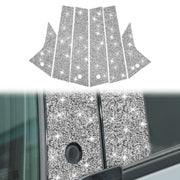 For Ford Mustang Mach E 2021 Car B-pillar Diamond Decorative Sticker