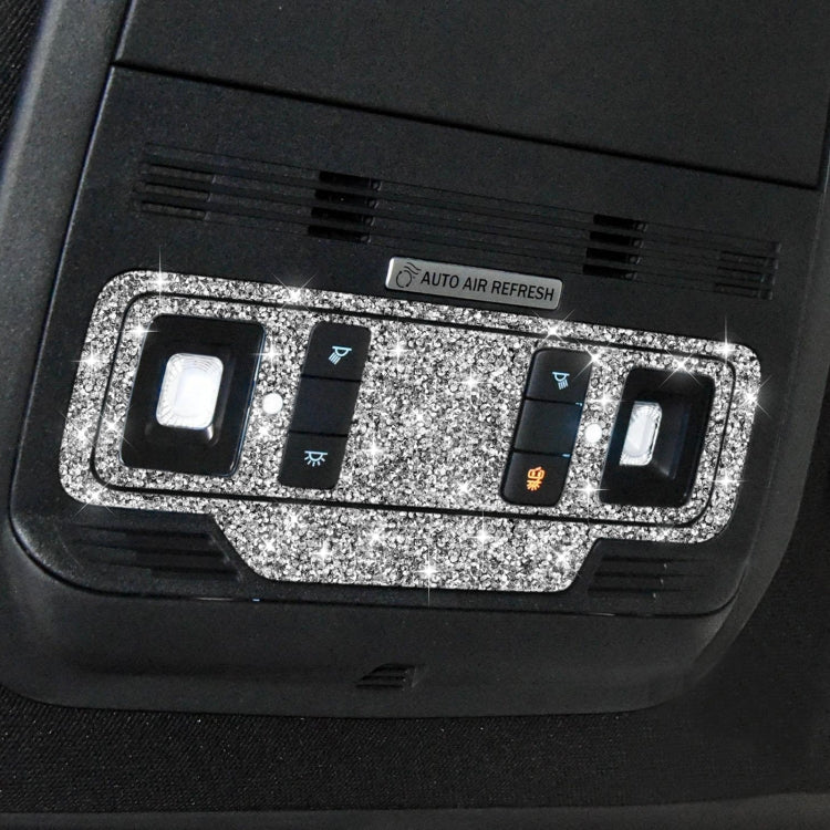 For Ford Mustang Mach E 2021 Car Reading Light Button Diamond Decorative Sticker