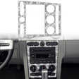 For Ford Mustang 2005-2009 Car Air Conditioning Control Panel Diamond Decorative Sticker, Left Drive - Car Interior Mouldings by PMC TechLife | Online Shopping South Africa | PMC TechLife | Buy Now Pay Later Mobicred