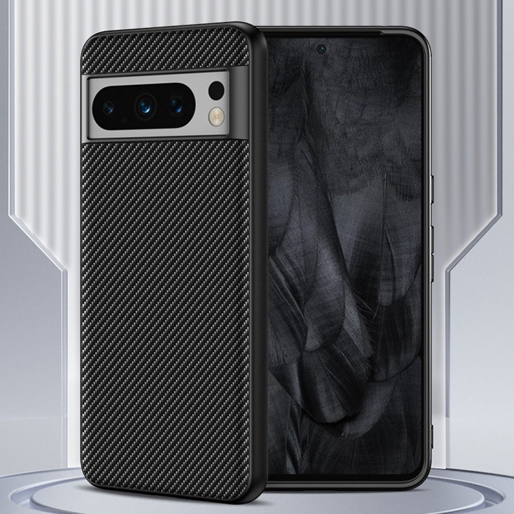 For Google Pixel 9 Ultra-thin Carbon Fiber Texture Printing Phone Case(Black)