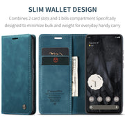For Google Pixel 8 Pro CaseMe 013 Multifunctional Horizontal Flip Leather Phone Case(Blue)