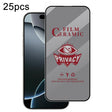 For iPhone 16 Pro 25pcs Full Coverage HD Privacy Ceramic Film - iPhone 16 Pro Tempered Glass by PMC TechLife | Online Shopping South Africa | PMC TechLife | Buy Now Pay Later Mobicred