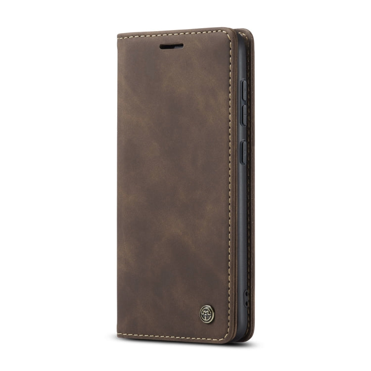 For Samsung Galaxy S24 5G CaseMe 013 Multifunctional Horizontal Flip Leather Phone Case(Coffee)